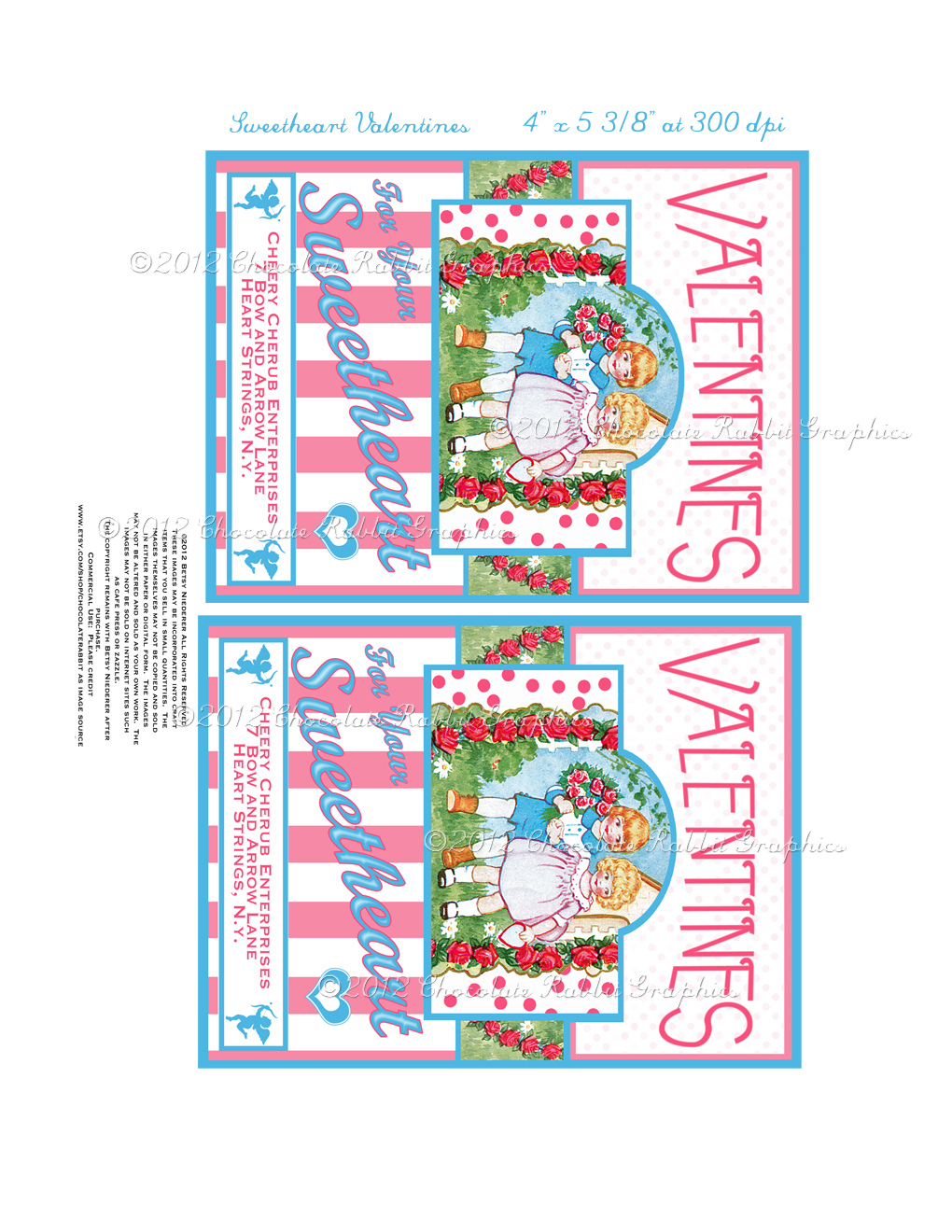Valentine Vintage Label Digital Download Printable Image Scrapbook Tag ...